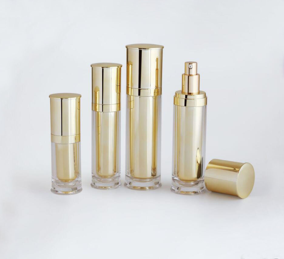 Essence Serum Toner - 120ml shiny mirror gold acrylic press