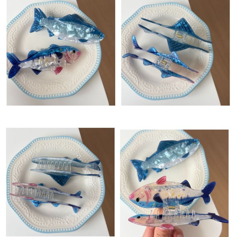 Hairpin Ocean Animal Hair Claw - Korean Lifestyle & Kids Boutique Photos ulasan dan harga