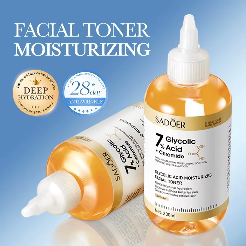 SADOER Glycolic Acid Toner Fac - Essence Serum Toner ulasan dan harga