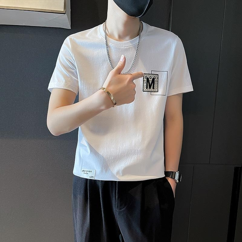 Trendy Men Short Sleeve Top Su - Korean Men Lifestyle ulasan dan harga