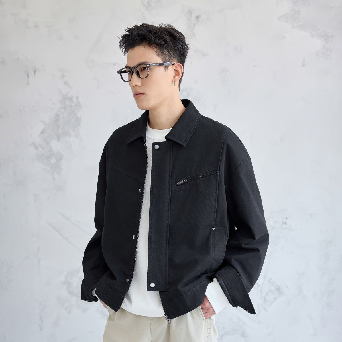 Mens Jacket Coat Korean City U - Korean Men Lifestyle ulasan dan harga