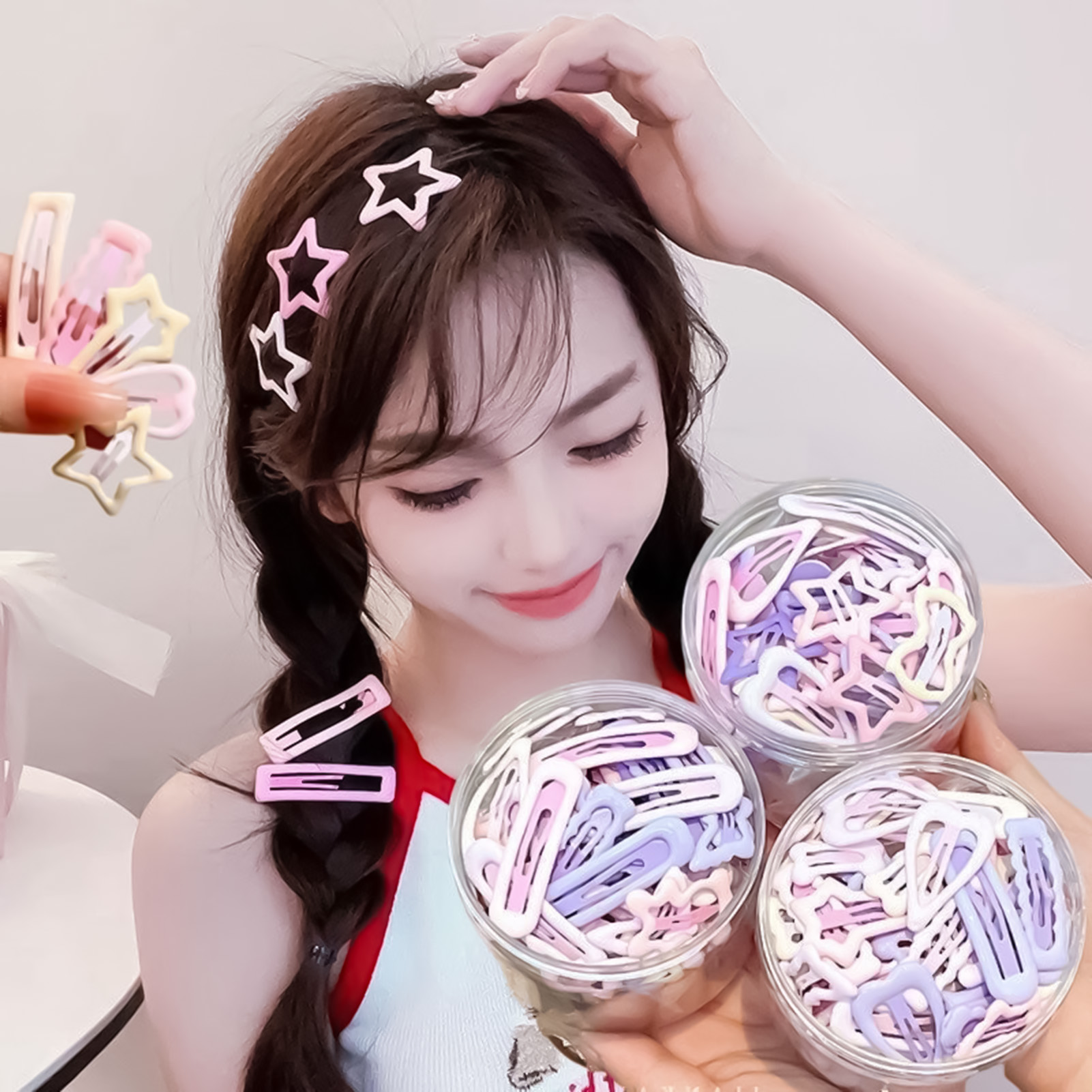 3PCS Sweet Style Headwear Pins - Korean Lifestyle & Kids Boutique Photos ulasan dan harga